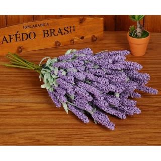 Hoa lavender xốp - cành 12 bông