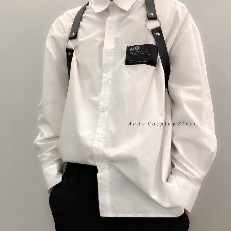 [CÓ SẴN] Dây lưng giả da cho nam - Harness belt mẫu 2