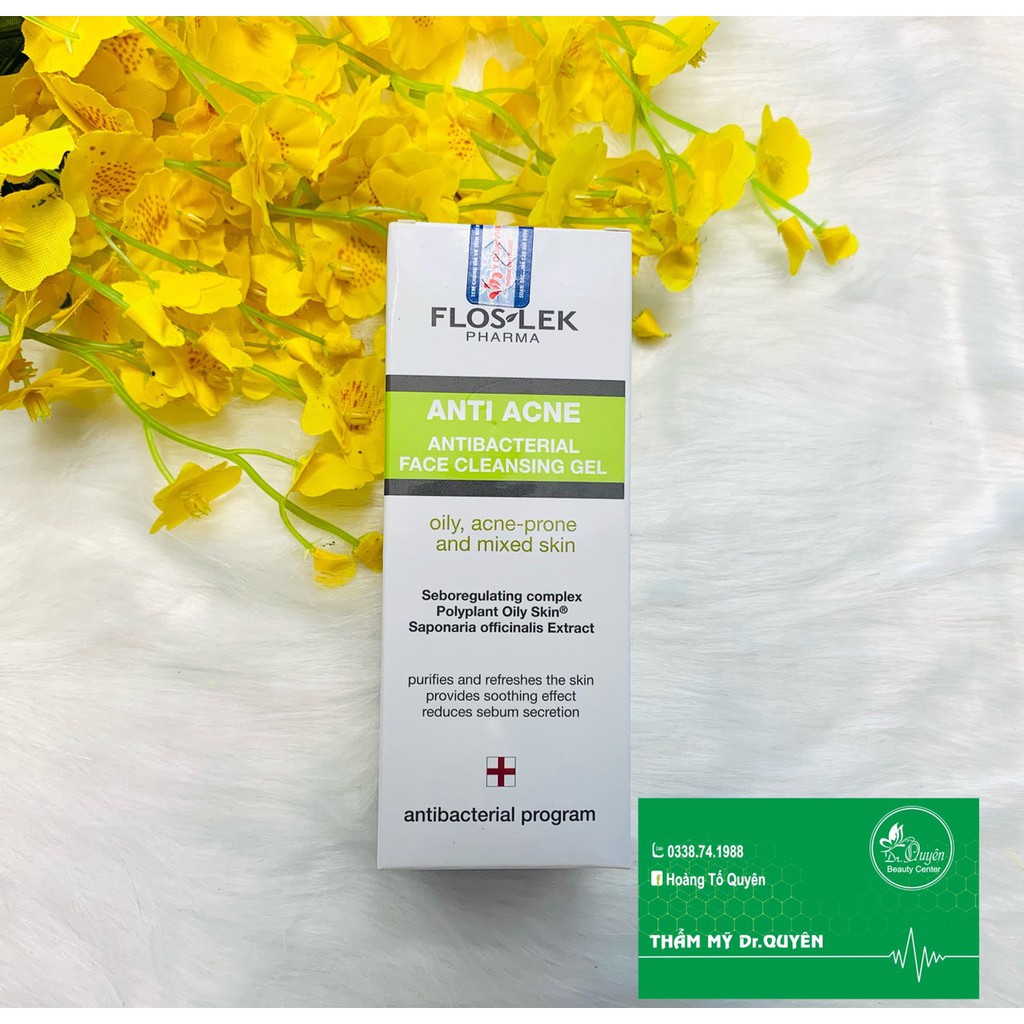 [CHÍNH HÃNG] Sữa rửa mặt Floslek cho da dầu mụn và da hỗn hợp Tuýp 125ml | BigBuy360 - bigbuy360.vn