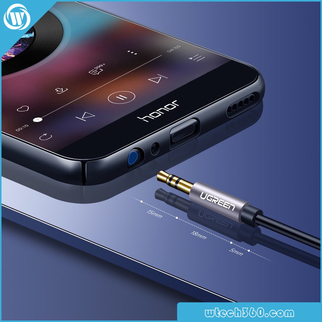 Cáp Nối Dài Audio 3.5mm 3PIN - Ugreen Chính Hãng Cao Cấp