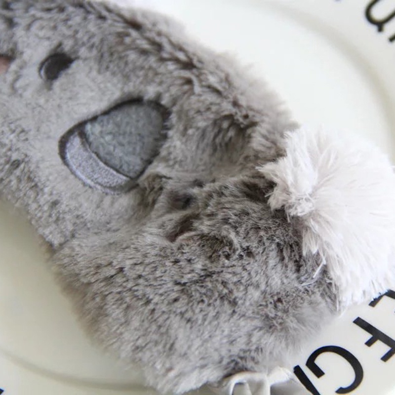 Mặt Nạ Che Mắt Khi Ngủ Hình Chú Thỏ Bằng Lông Nhung Mềm Mại Dễ Thương Xinh Xắn