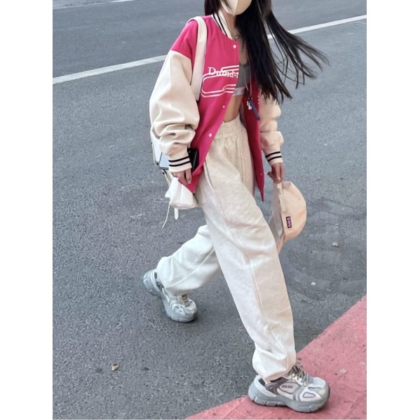 Áo khoác bomber bấm cúc phối 2 màu cực xinh💯