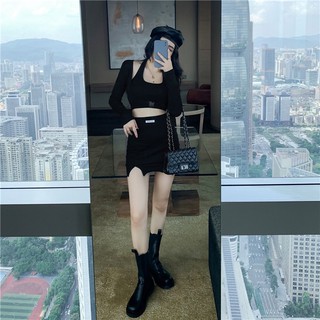 Set áo váy thể thao 3 món Ulzzang(sẵn)