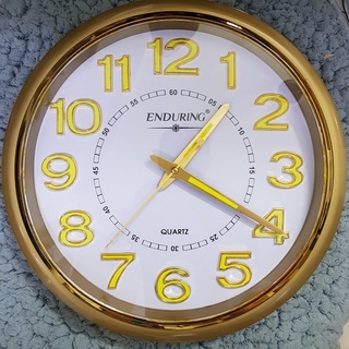 Đồng hồ treo tường enduring kim trôi chữ nổi 35cm