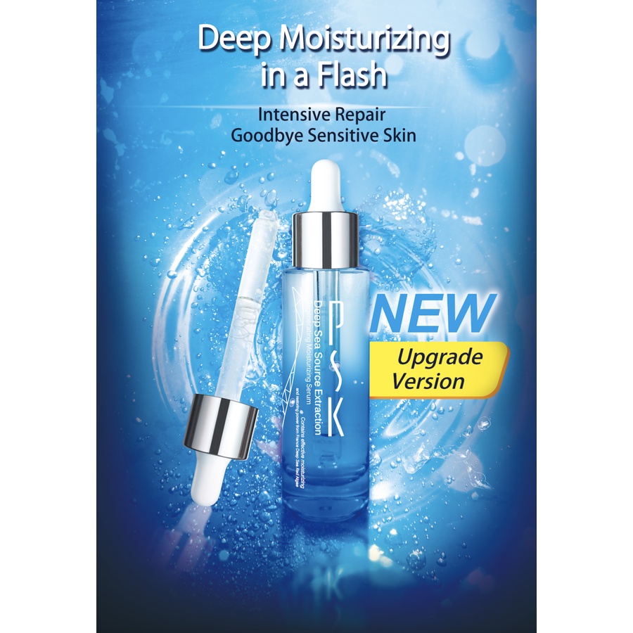 Serum cấp ẩm phục hồi chiết xuất từ nguồn nước biển sâu PSK Deep Sea Source Extraction Moisturizing Repair Serum 34ml