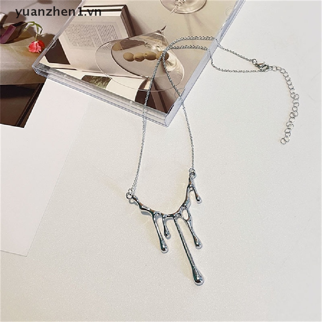 Vòng Cổ Choker Đính Đá Hình Giọt Nước Phong Cách Vintage Thanh Lịch Dành Cho Nữ