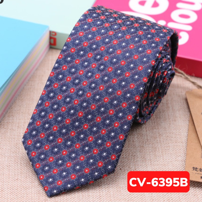 Cà vạt chú rể bản nhỏ 6cm, Calavat cao cấp, Cravat phong cách Hàn Quốc, Cavat dự tiệc CV-6395