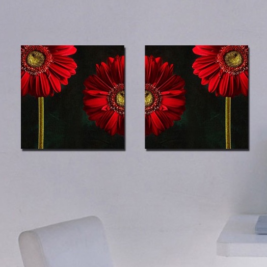 Tranh ghép gỗ bộ hai tấm 20x20cm (nhiều mẫu)