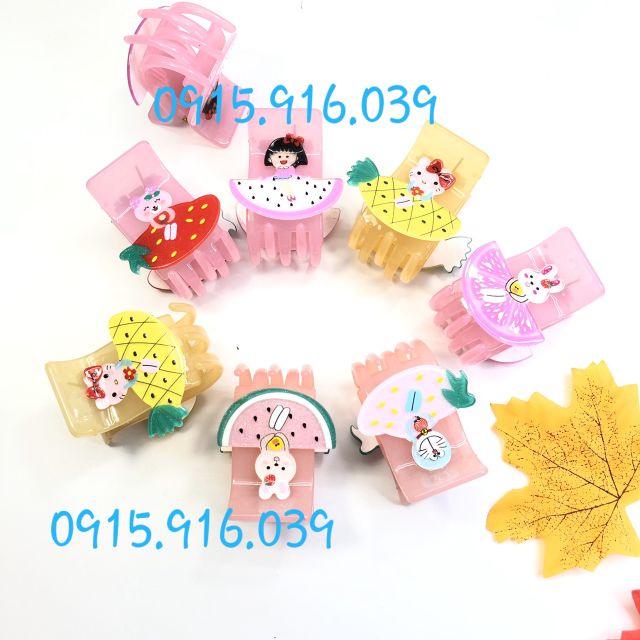Kẹp càng cua 5 răng dễ thương cute