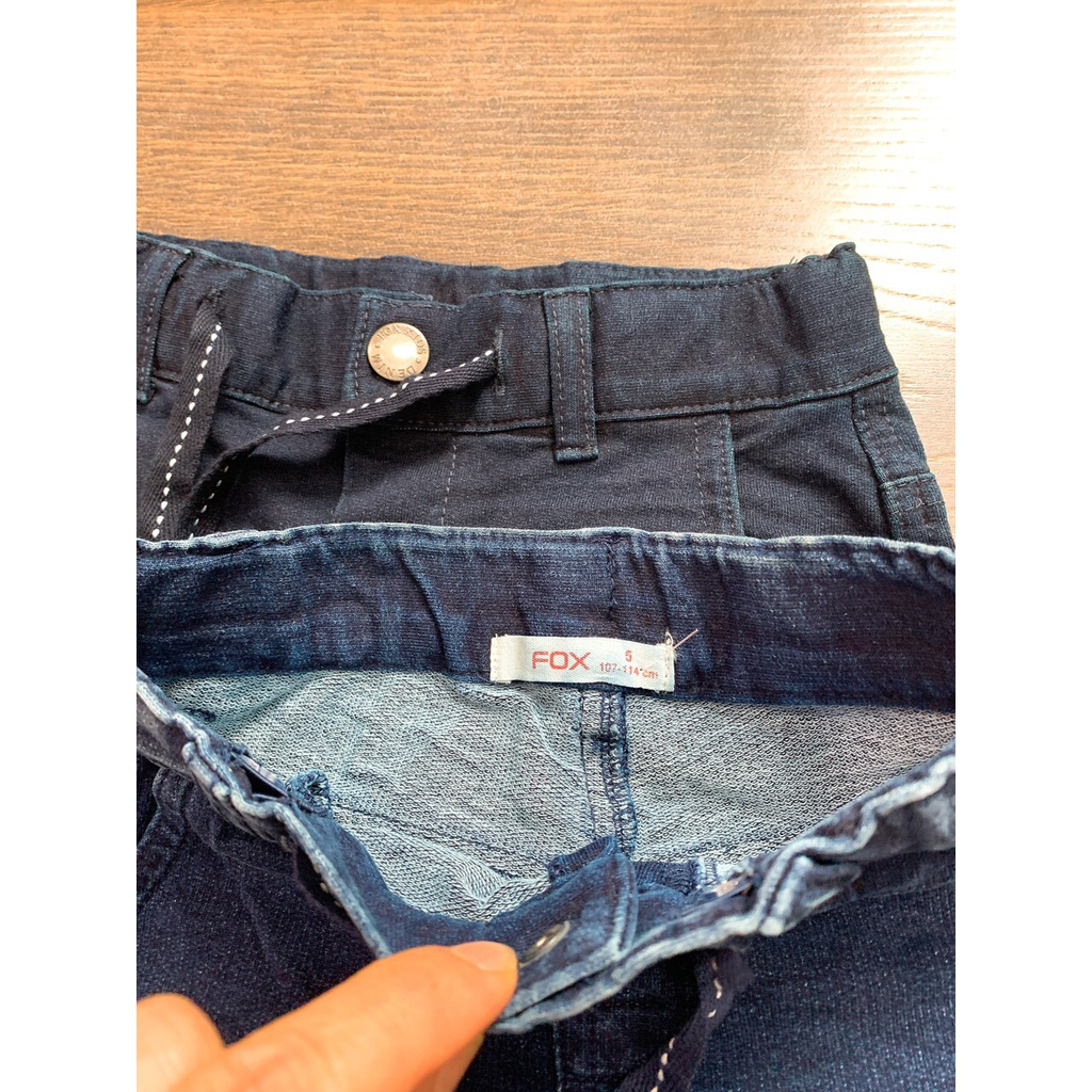 [Mã SKAMCLU7 giảm 10% cho đơn từ 0Đ] Quần short thun giả jean Fox xuất dư xịn size đại 4-18Tuổi