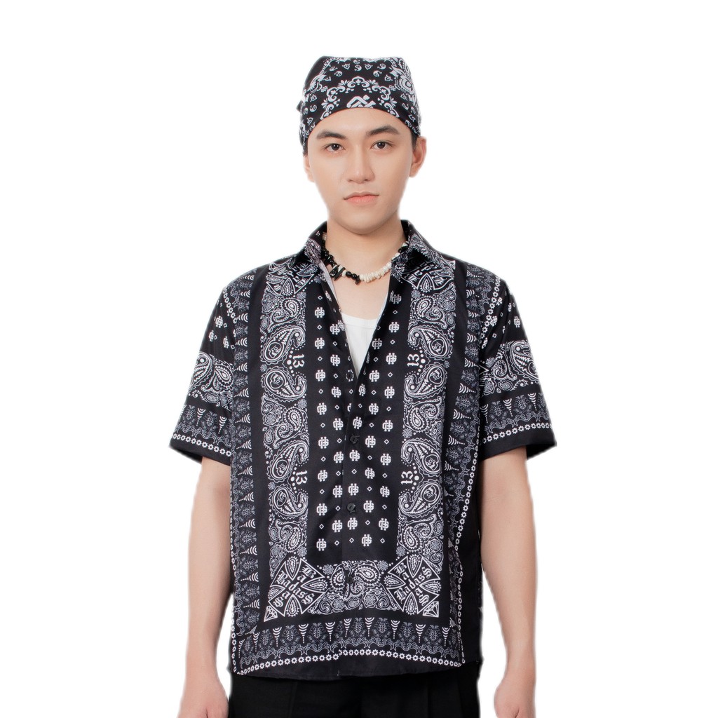 ÁO SƠ MI HỌA TIẾT BANDANA 02