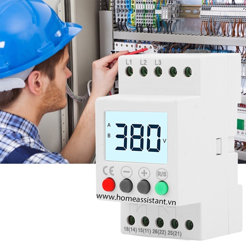 Công Tắc Bảo Vệ Điện 3 Pha Thấp Áp Cao Áp Mất Pha Đảo Pha Mất Trung Tính VP-931