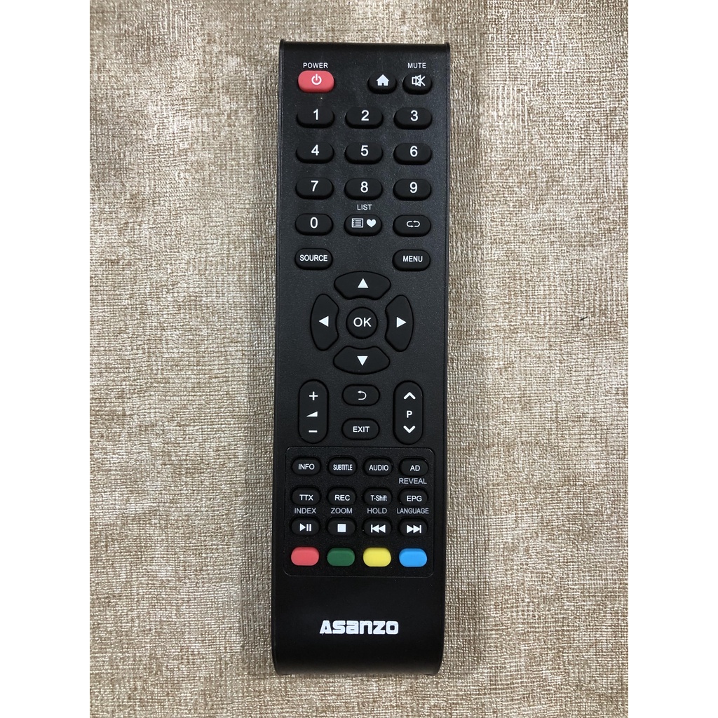 Remote Điều khiển từ xa dành cho tivi  Asanzo LCD/LED/Smart TV- Hàng chính hãng,mới 100% -Tặng kèm Pin