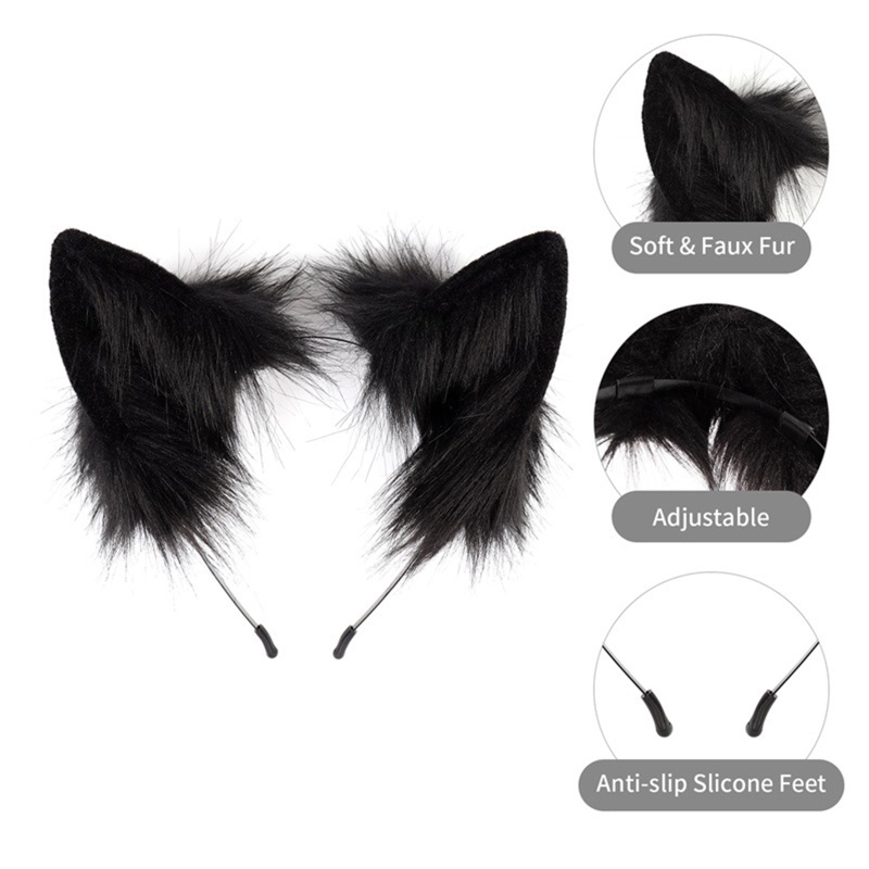 Băng Đô Tai Thú Hoạt Hình Hóa Trang Dự Tiệc