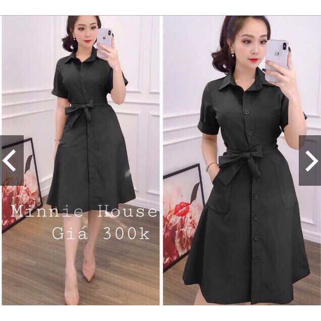 ĐẦM VOAN LỤA CỔ SƠ MI TRẺ TRUNG THỜI THƯỢNG THỜI TRANG