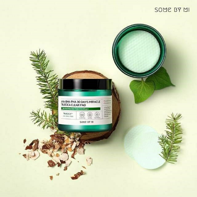 Miếng cotton tẩy tế bào chết, làm dịu da Some By Mi AHA-BHA-PHA 30 Days Miracle Truecica Clear Pad ( 70 miếng ) | BigBuy360 - bigbuy360.vn