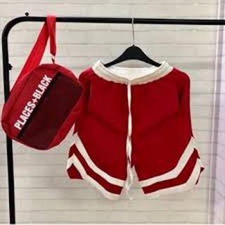 QUẦN DOUBLE V SHORT (MÀU ĐEN và ĐỎ)
