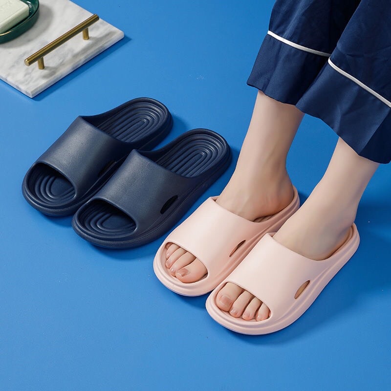 Dép bánh mì nam nữ quai ngang đế cao hàng xịn dép xốp đi êm chân hàng hottrend freeship { nhận ship hoả tốc trong ngày}