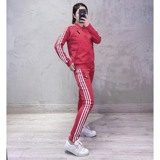 Bộ thể thao A.di.d.as SST Red XUẤT DƯ FULL TEM TAG CODE