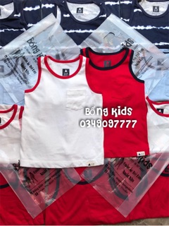 Áo Ba Lỗ Bé Trai Basic