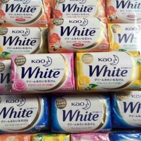 Bánh xà bông tắm trắng da Kao White Nhật Bản (PSB-MART)