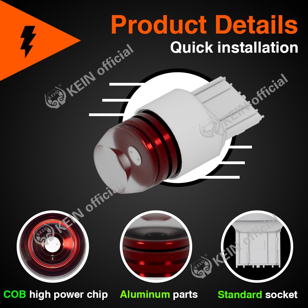Đèn Led Đuôi Xe 5Flashes T20 7443 W21/5W Chất Lượng Cao