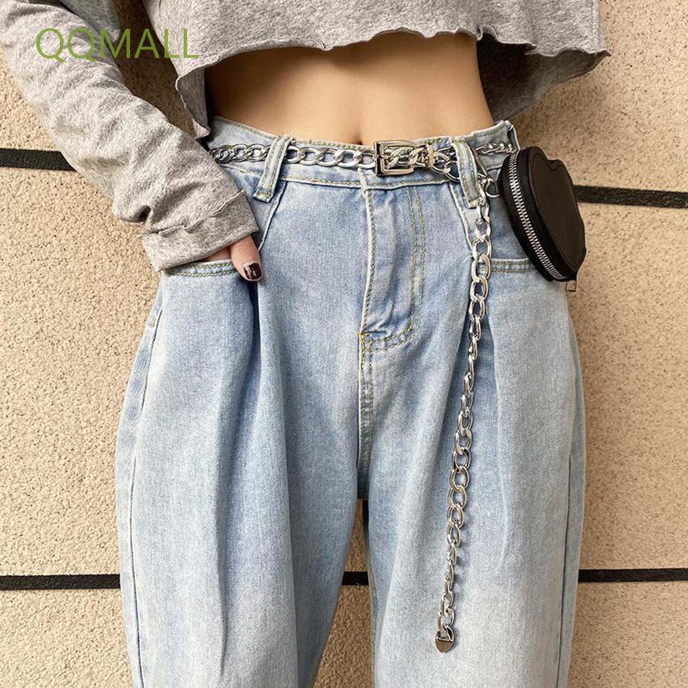 Thắt lưng dài có khóa kim loại đơn giản cá tính thời trang Âu Mỹ cho nữ