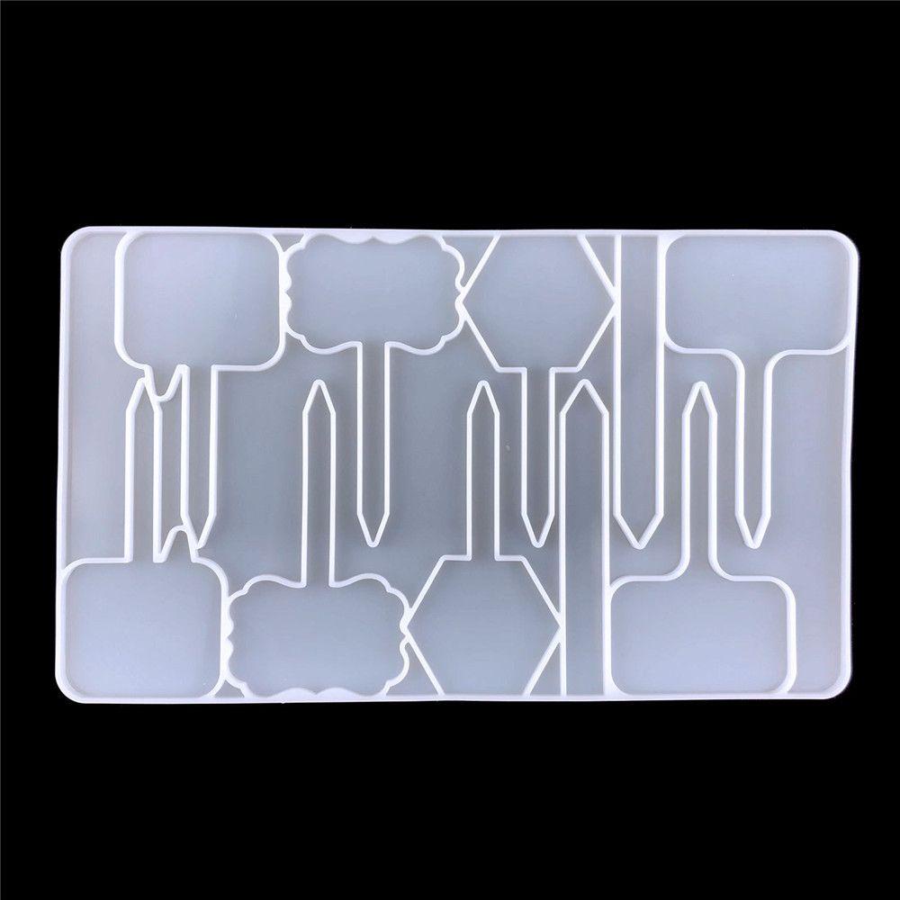 Khuôn Silicone Làm Nhãn Treo Chậu Cây Cảnh DIY