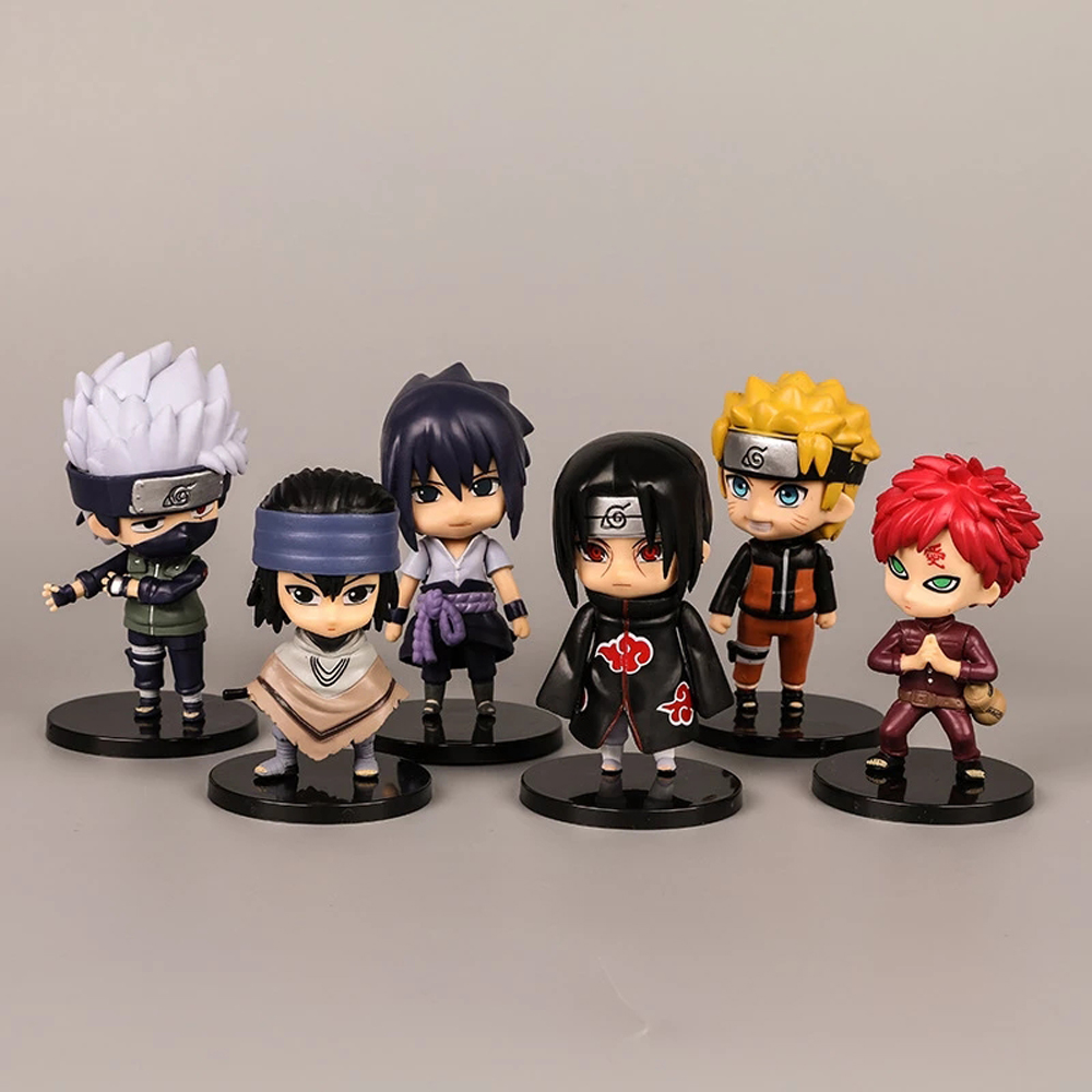 Set 6 Mô Hình Nhân Vật Naruto 10cm