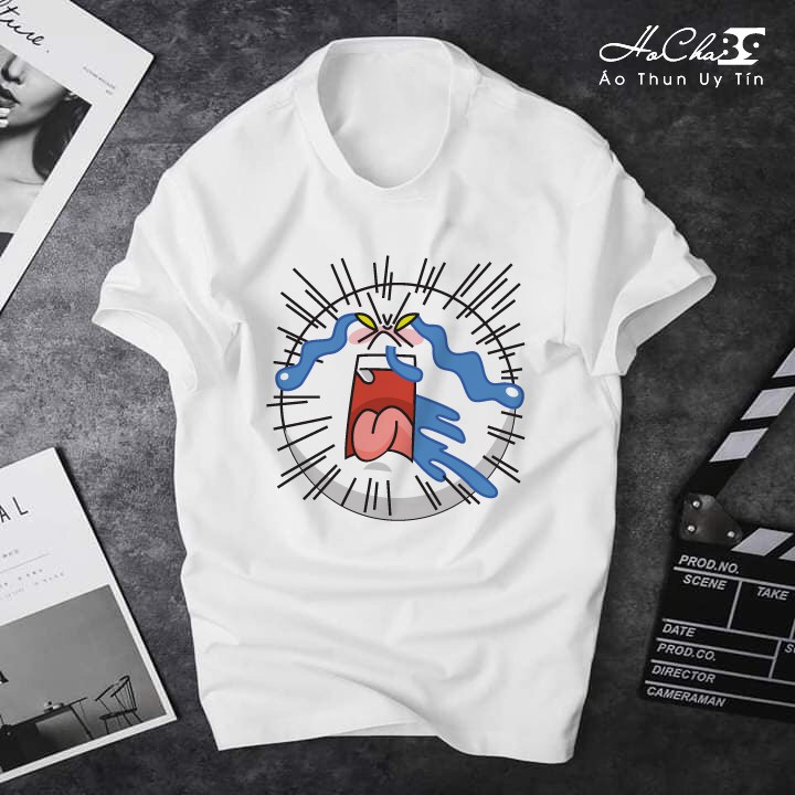 Áo Thun Thỏ Cony Khóc  - HoCha89 - May Dây Cổ Móc Xích Cao Cấp (Có Hình Thật)