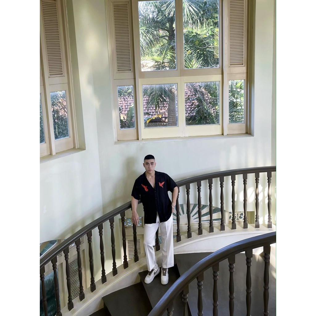 ÁO SƠ MI TAY NGẮN SPRING BIRDS MÙA TẾT