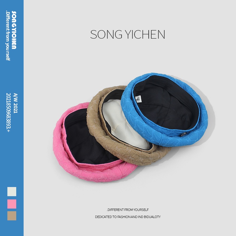 Mũ Beret Ren Mỏng Phong Cách Họa Sĩ Thời Trang Mùa Hè Cho Nữ