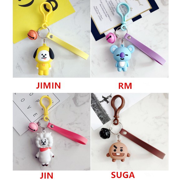Mô hình đồ chơi trẻ em hình các thành viên nhóm BTS