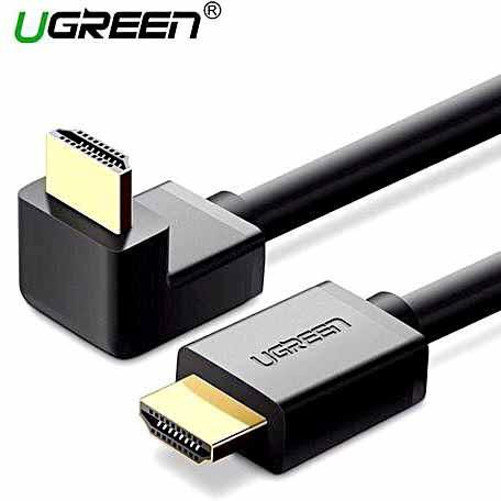 [Mã ELHACE giảm 4% đơn 300K] Dây HDMI đầu vuông góc bẻ xuống Cao Cấp UGREEN 10172 10173 HD103