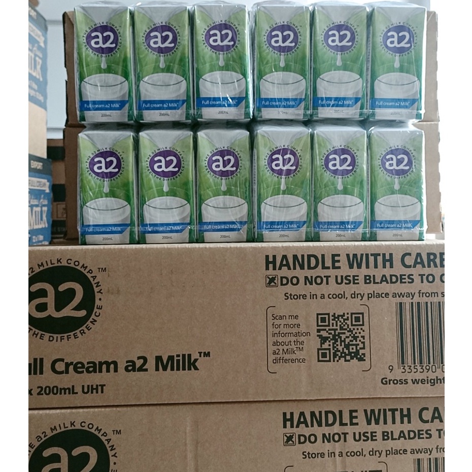 Date T12.2022 Sữa nước A2 thùng 24 hộp 200ml