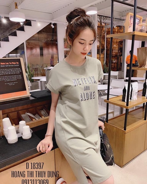 VÁY SUÔNG CHỮ ALONE 5 màu hot | BigBuy360 - bigbuy360.vn