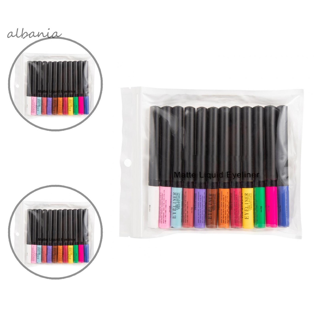 Set 12 bút kẻ mắt dạng lỏng HANDAIYAn lâu trôi chống thấm nước | BigBuy360 - bigbuy360.vn