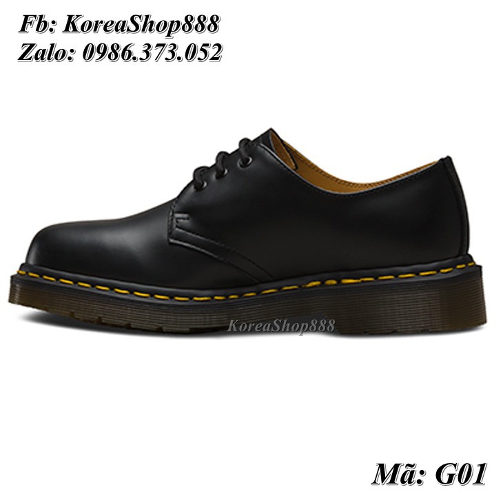 [Hạ Giá]  Giày Dr Marten 1461 Da Bò Thái Lan Mã G01 (ảnh thật cuối)