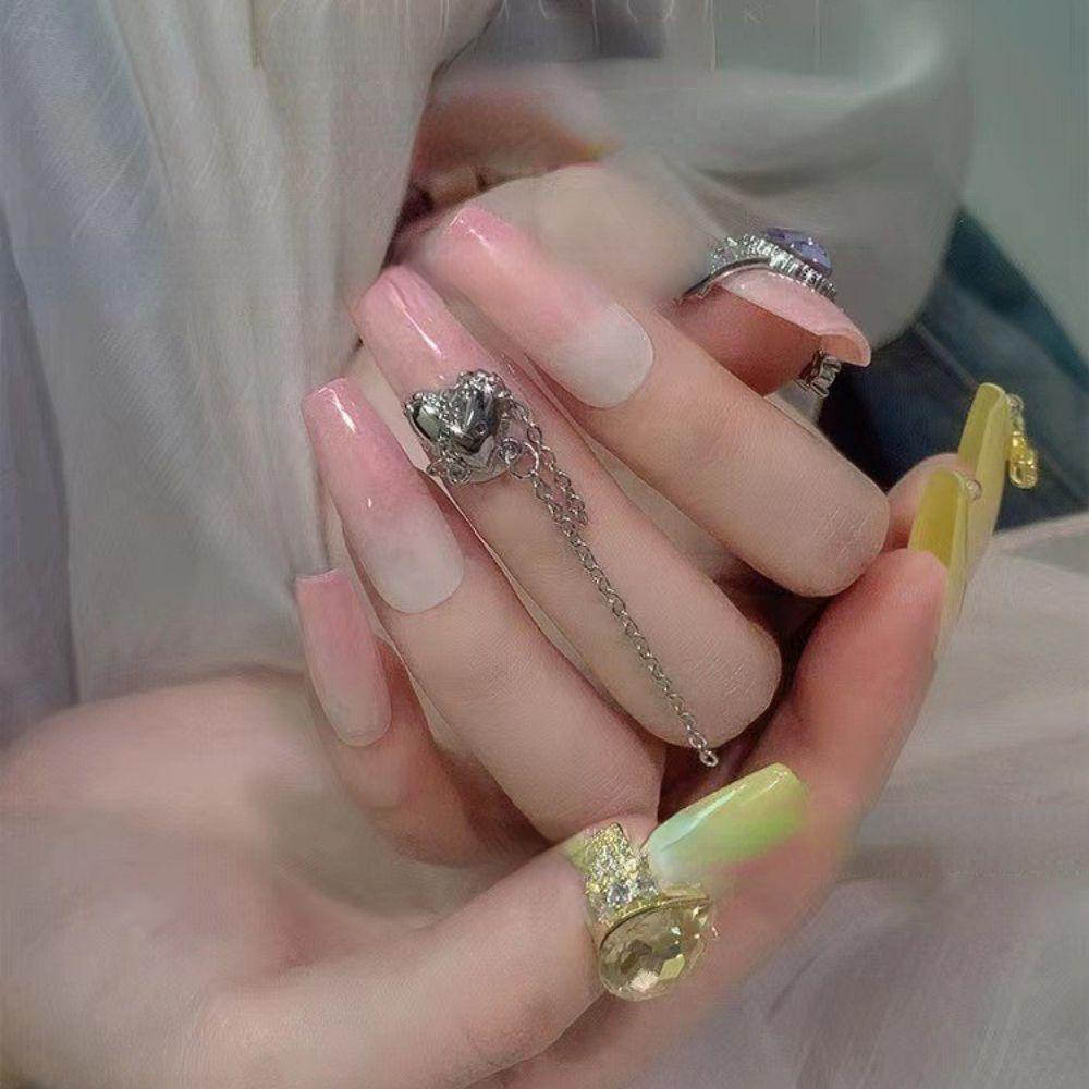 Nhẫn Khoét Lỗ Phong Cách Vintage Quyến Rũ|Vật Liệu Trang Trí Móng Tay Nghệ Thuật