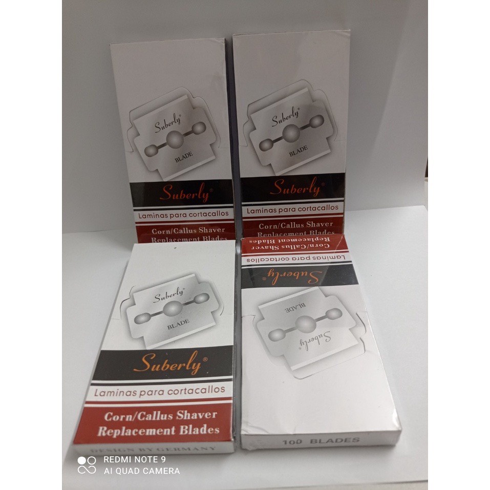Lưỡi dao cạo gót, lưỡi cạo gót chân hộp 100 lưỡi. nailsumi
