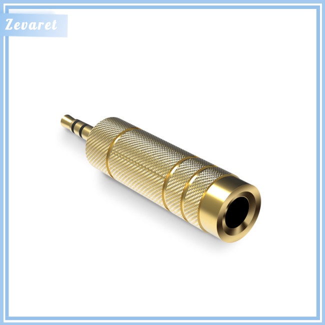 Giắc Chuyển Đổi Từ 3.5 Sang 6.5mm Male Sang 6.5mm Female Cho Micro Điện Thoại