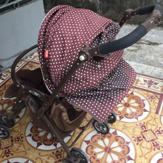 Thanh lý xe đẩy aprica laura quattro 2 chiều 3 tư thế