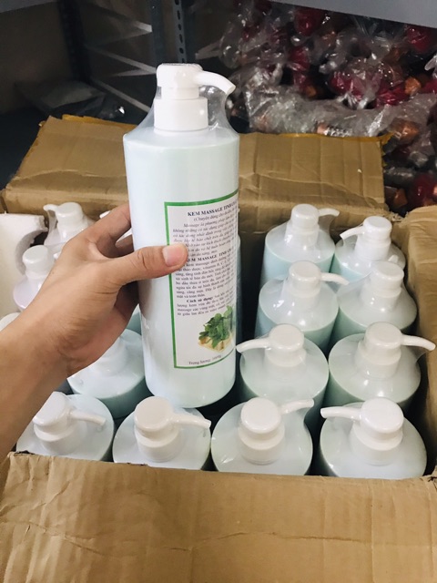 [ 1000ml - CAO CẤP] Kem massage mặt spa trà xanh, bạc hà, hoa hồng, da mụn ,da dầu, trắng da | BigBuy360 - bigbuy360.vn