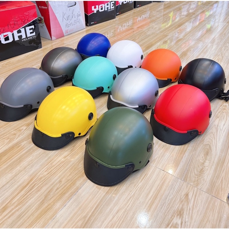 Mũ Bảo Hiểm Nửa Đầu Sơn Napoli DR01