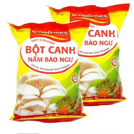 Bộ 2 Gói Bột Canh Cholimex Nấm Bào Ngư 180G Chính Hãng