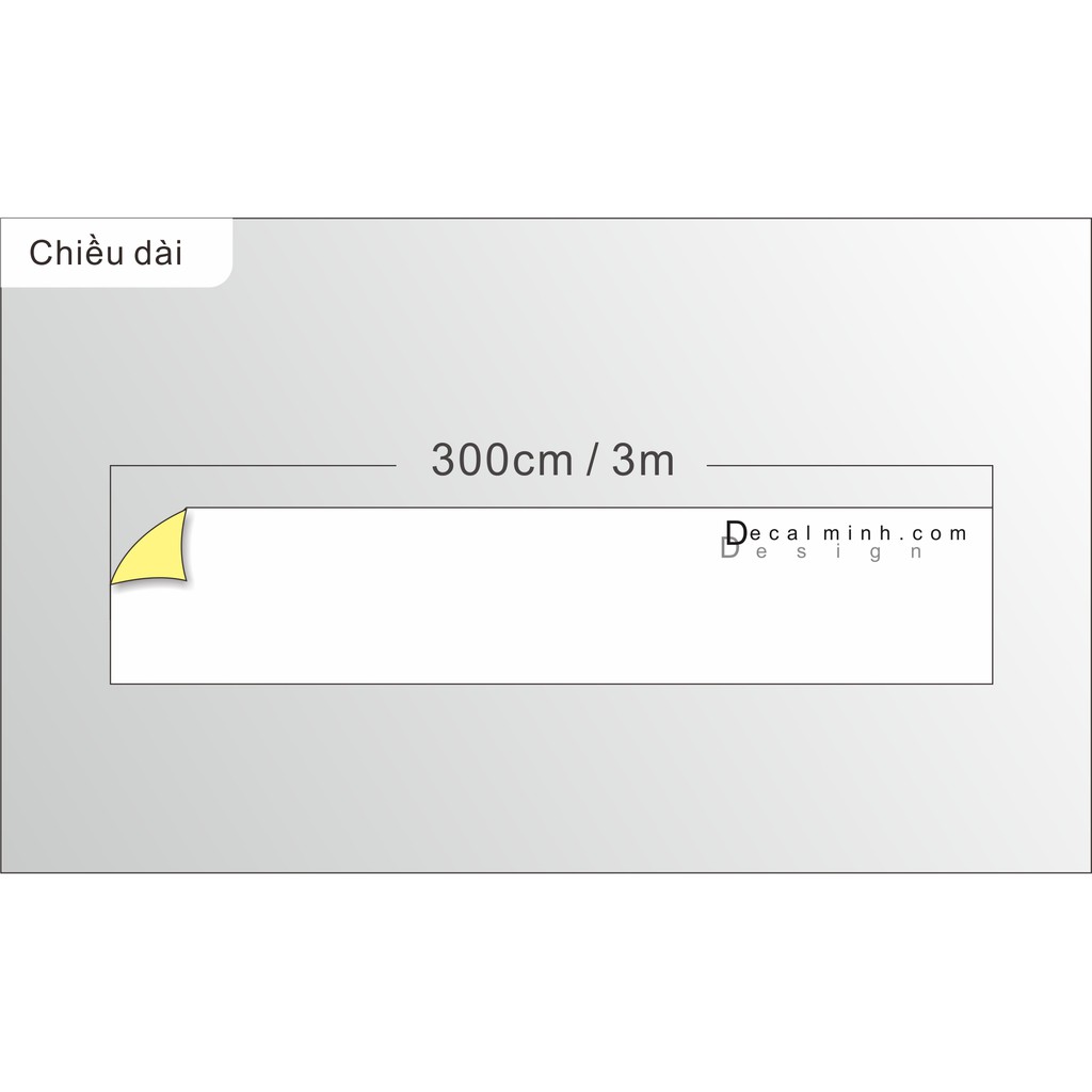 3m Decal Lấp Lánh 7 màu Vàng