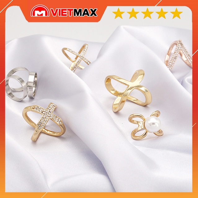 Khuy Thắt Khăn – Cài Luồn Khăn Nhiều Mẫu Cao Cấp Sang Trọng Siêu Bền Và Chắc Chắn