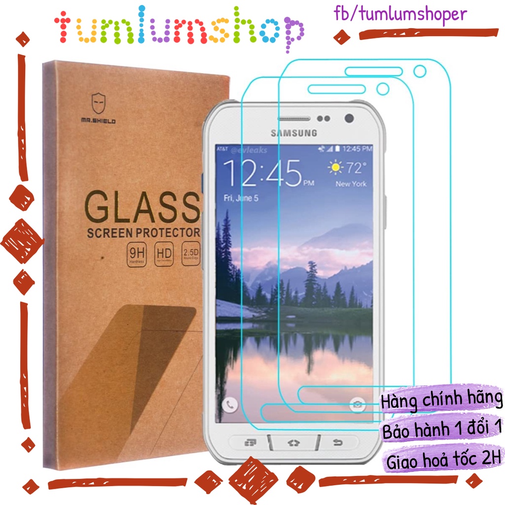 Miếng dán cường lực điện thoại Samsung Galaxy S6 Active Mr.Shield