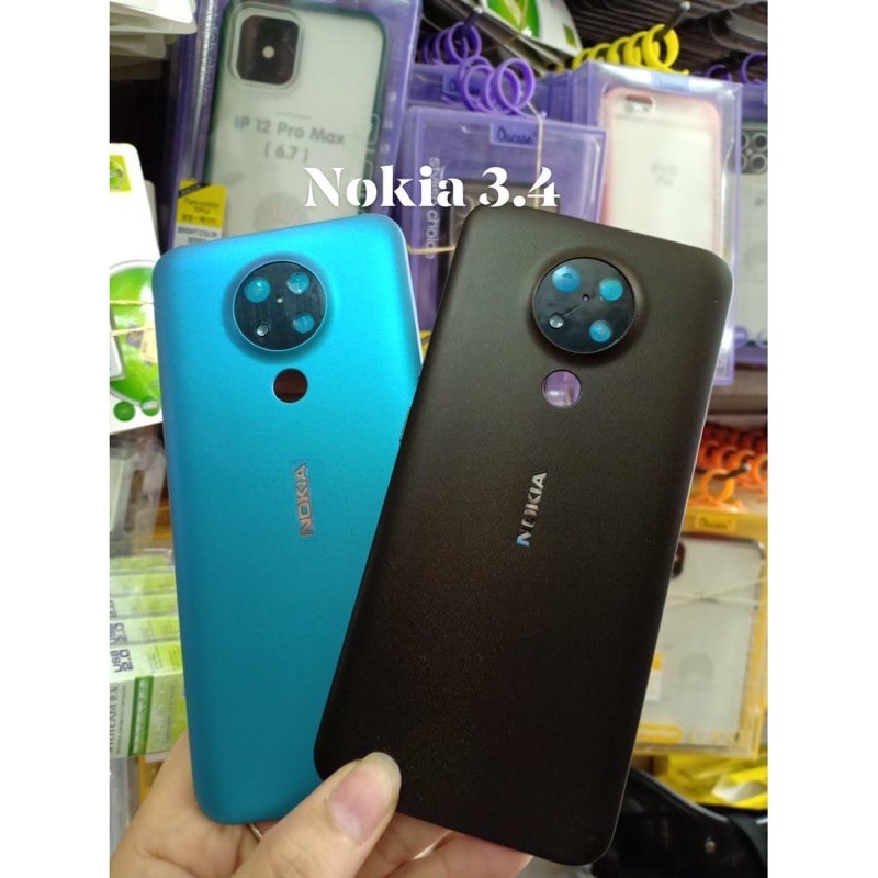 Vỏ nắp lưng thay thế cho Nokia 3.4  xịn nhiều màu