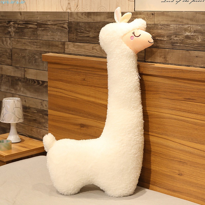 Fluffy Alpaca Cutest Snuggle Buddy Alpaca Plush Long Neck Plush Toy Sofa Pillow Cushion Cartoon
